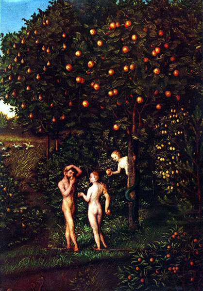 Adán y Eva en Paraíso